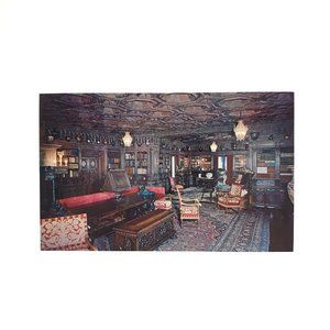 Vintage Postcard Hearst San Simeon CA Historical Monument Library P27758